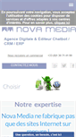 Mobile Screenshot of nova-media.fr