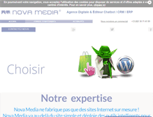 Tablet Screenshot of nova-media.fr